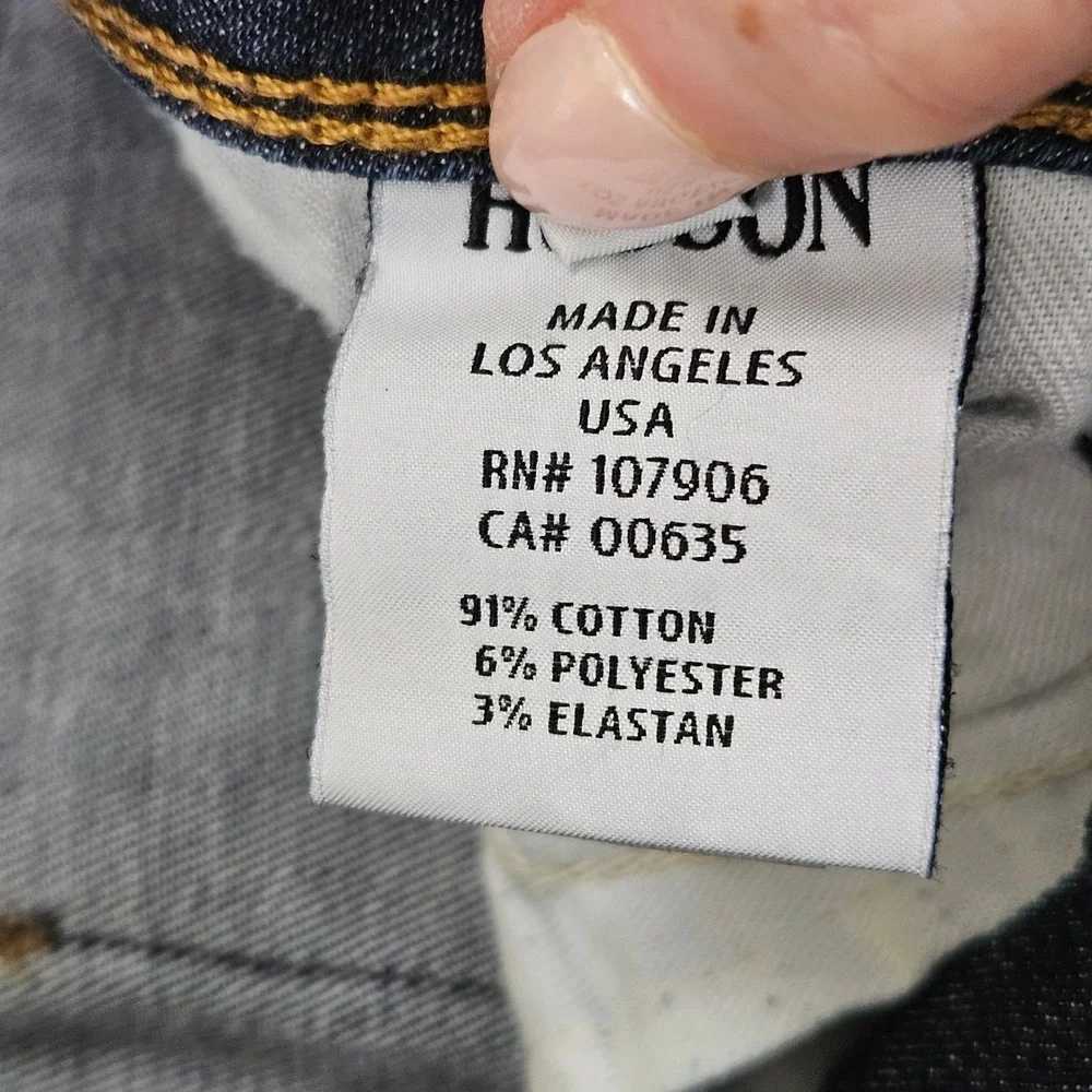 Hudson Jeans measurements waist